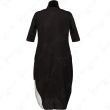 Платье LUUKAA черно-белое 2